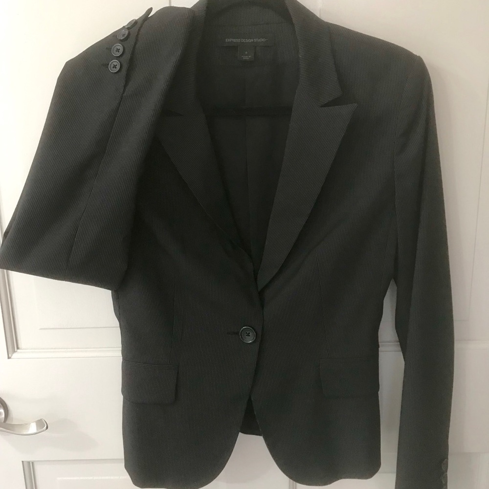 Express design studio suit jacket